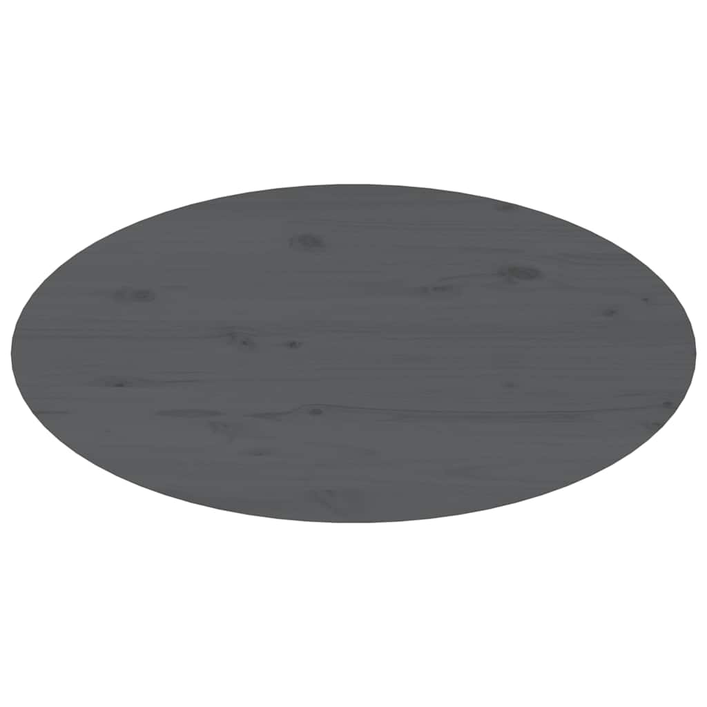 Coffee Table Grey 80x40x35 cm Solid Wood Pine