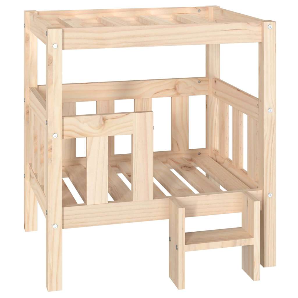 Dog Bed 65,5x50,5x70 cm Solid Wood Pine