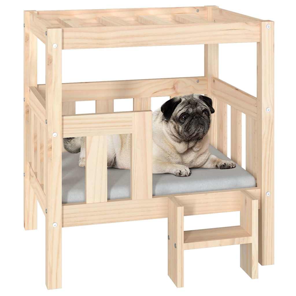 Dog Bed 65,5x50,5x70 cm Solid Wood Pine