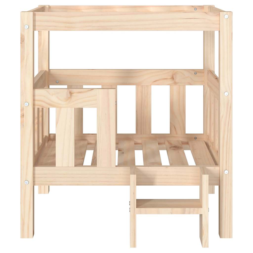 Dog Bed 65,5x50,5x70 cm Solid Wood Pine