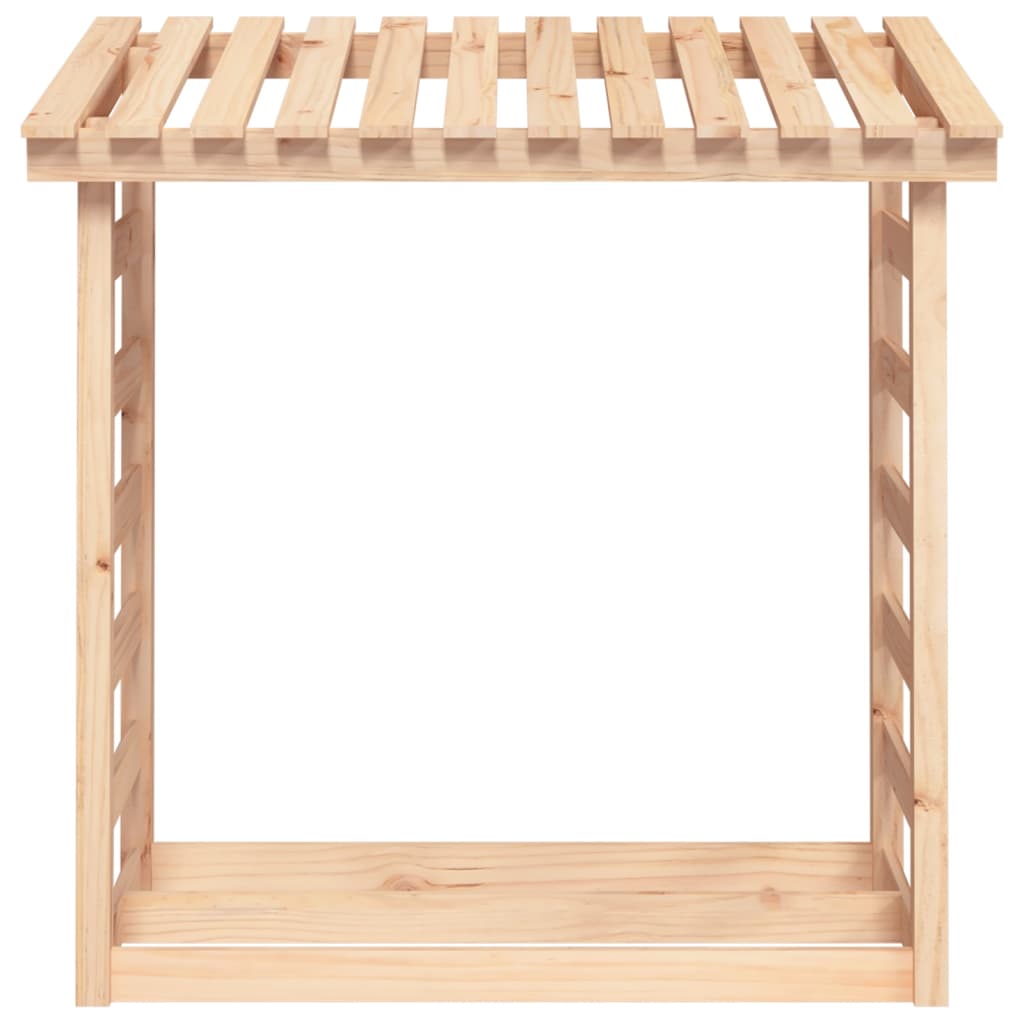 vidaXL Firewood Rack 108x64.5x110 cm Solid Wood Pine