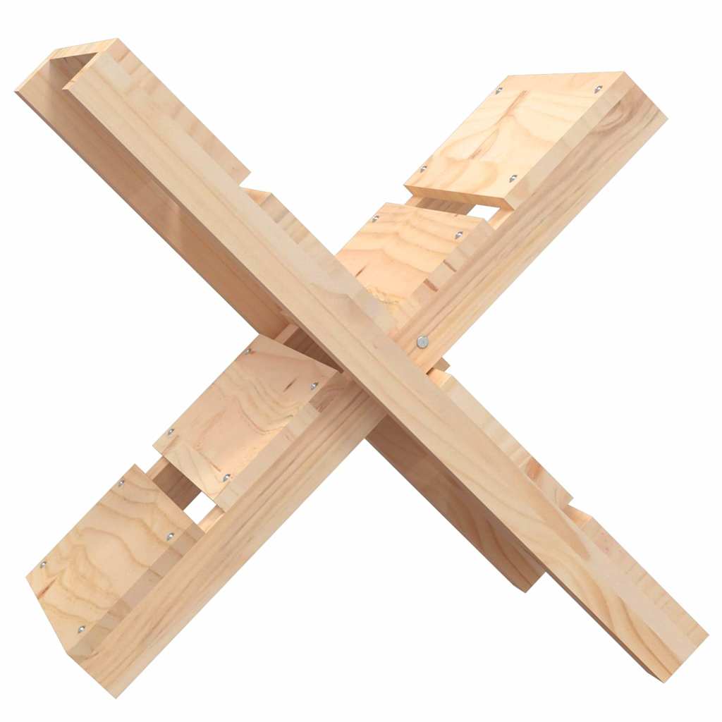 822447 vidaXL Log Holder 47x39,5x48 cm Solid Wood Pine