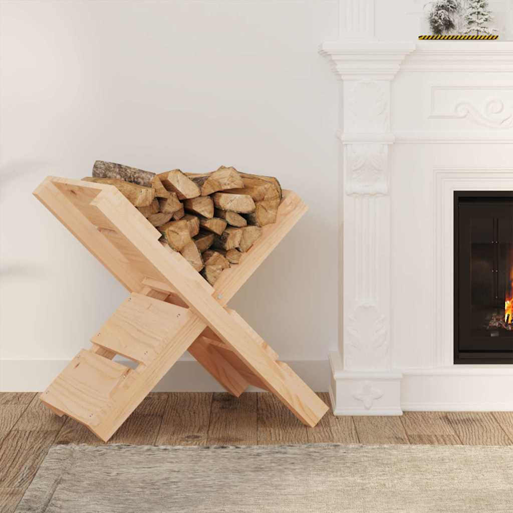 822447 vidaXL Log Holder 47x39,5x48 cm Solid Wood Pine