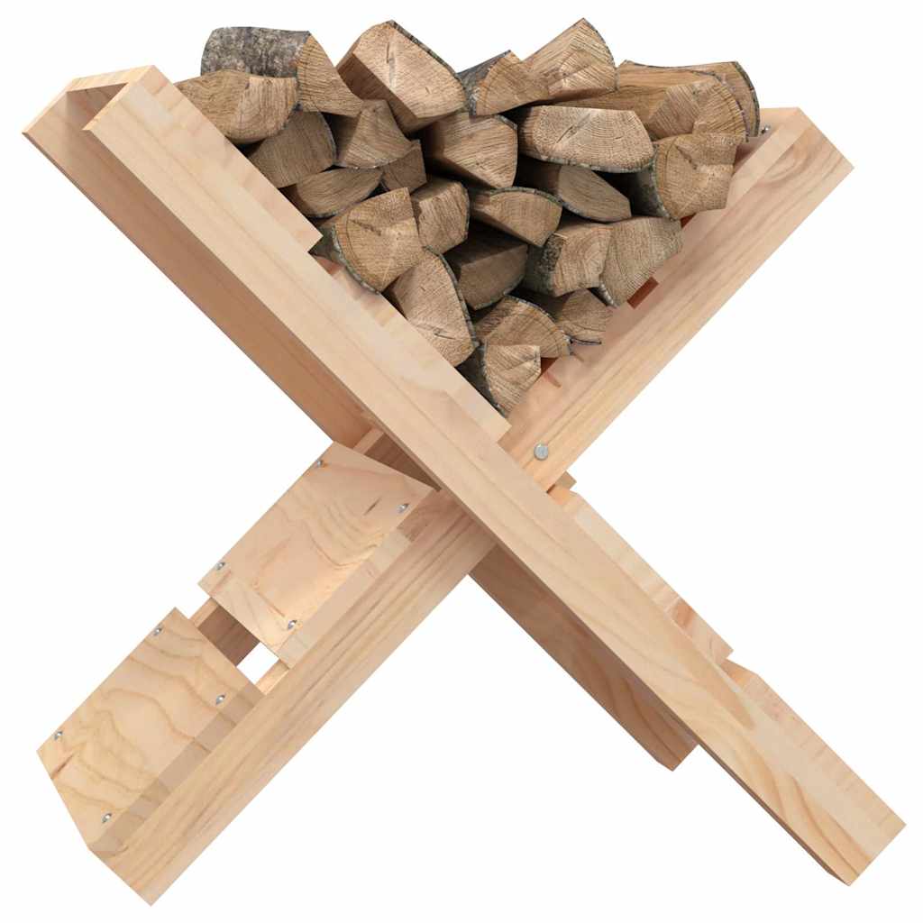 822447 vidaXL Log Holder 47x39,5x48 cm Solid Wood Pine