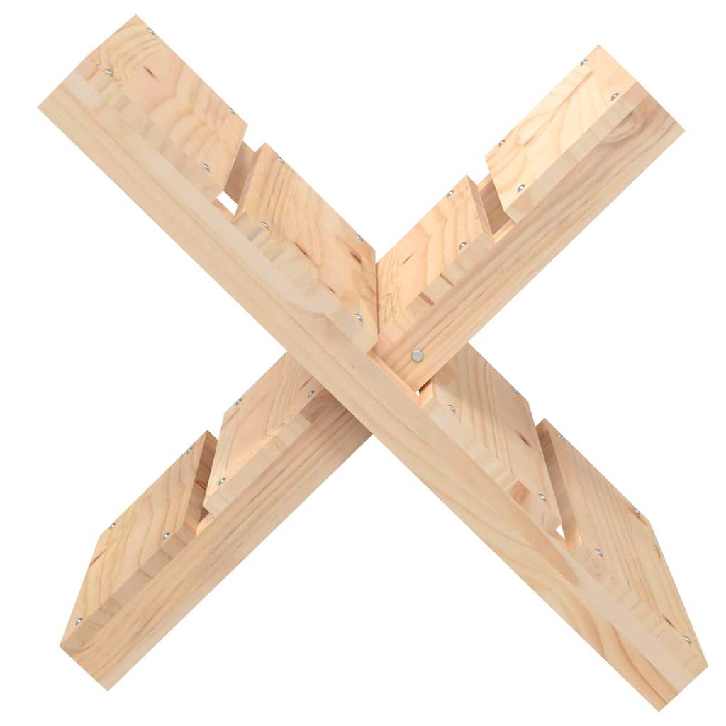 822447 vidaXL Log Holder 47x39,5x48 cm Solid Wood Pine