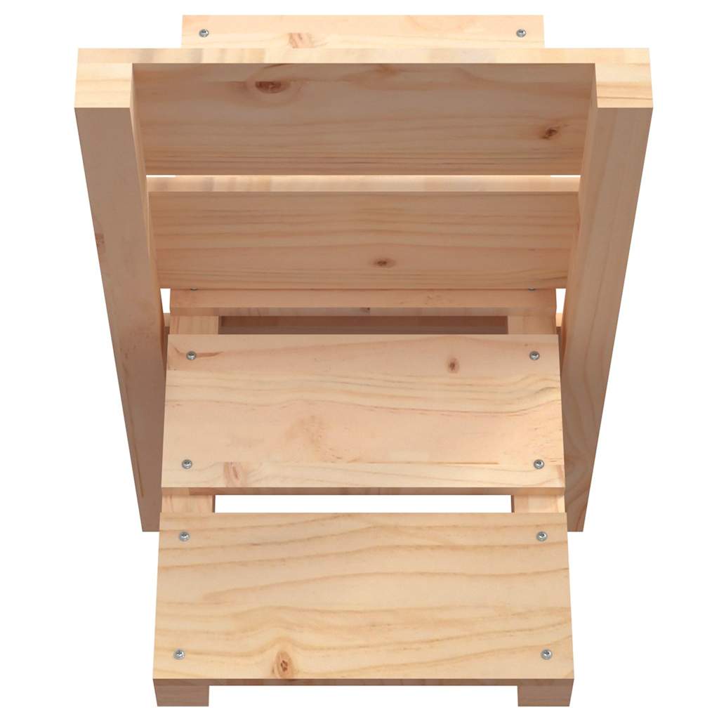822447 vidaXL Log Holder 47x39,5x48 cm Solid Wood Pine