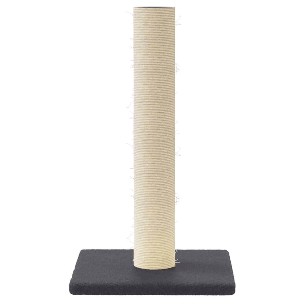 vidaXL Cat Scratching Post Dark Grey 22x22x45 cm