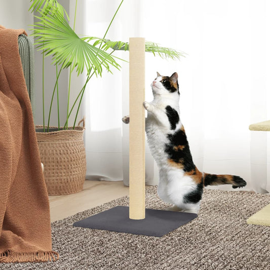 vidaXL Cat Scratching Post Dark Grey 35x35x70 cm