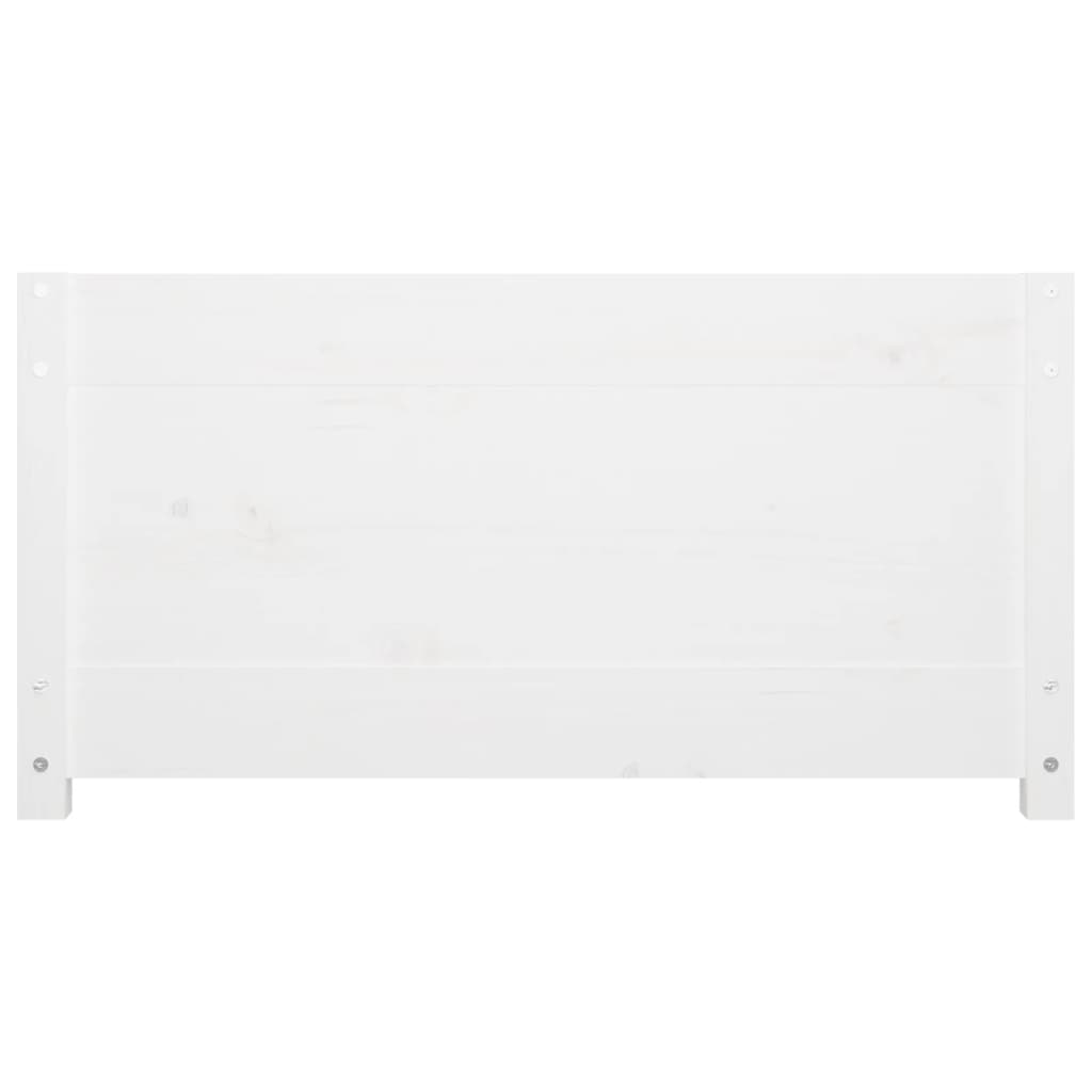 Day Bed without Mattress White 90x200 cm Solid Wood Pine