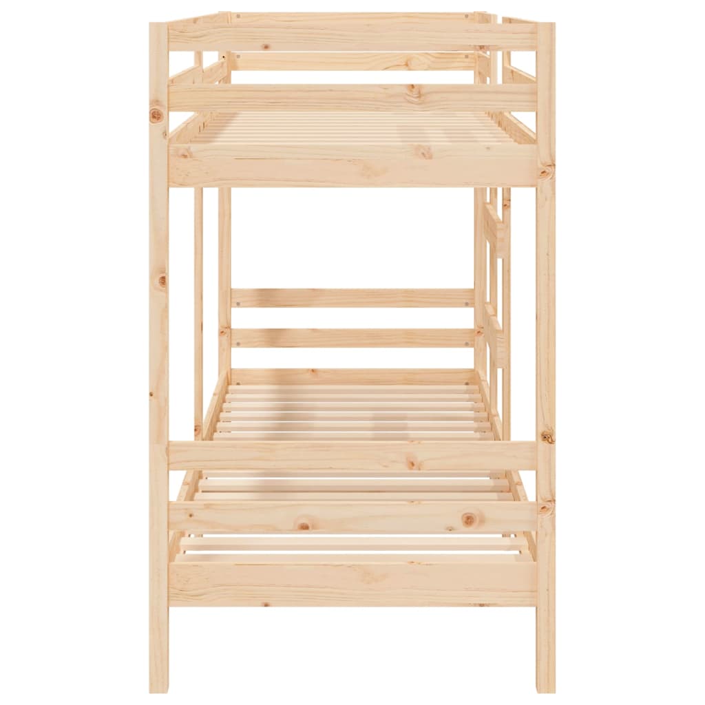 vidaXL Bunk Bed without Mattress 80x200 cm Solid Wood Pine