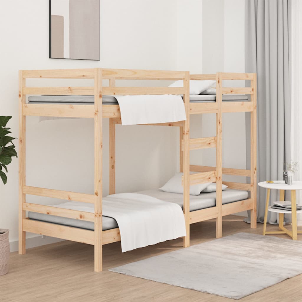 vidaXL Bunk Bed without Mattress 80x200 cm Solid Wood Pine