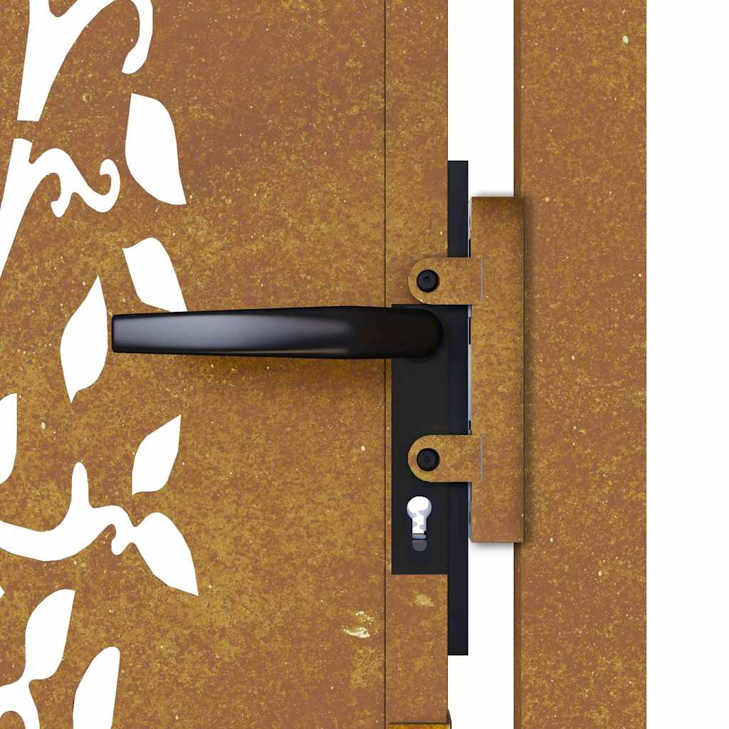 Garden Gate 100x75 cm Corten Steel Tree Design