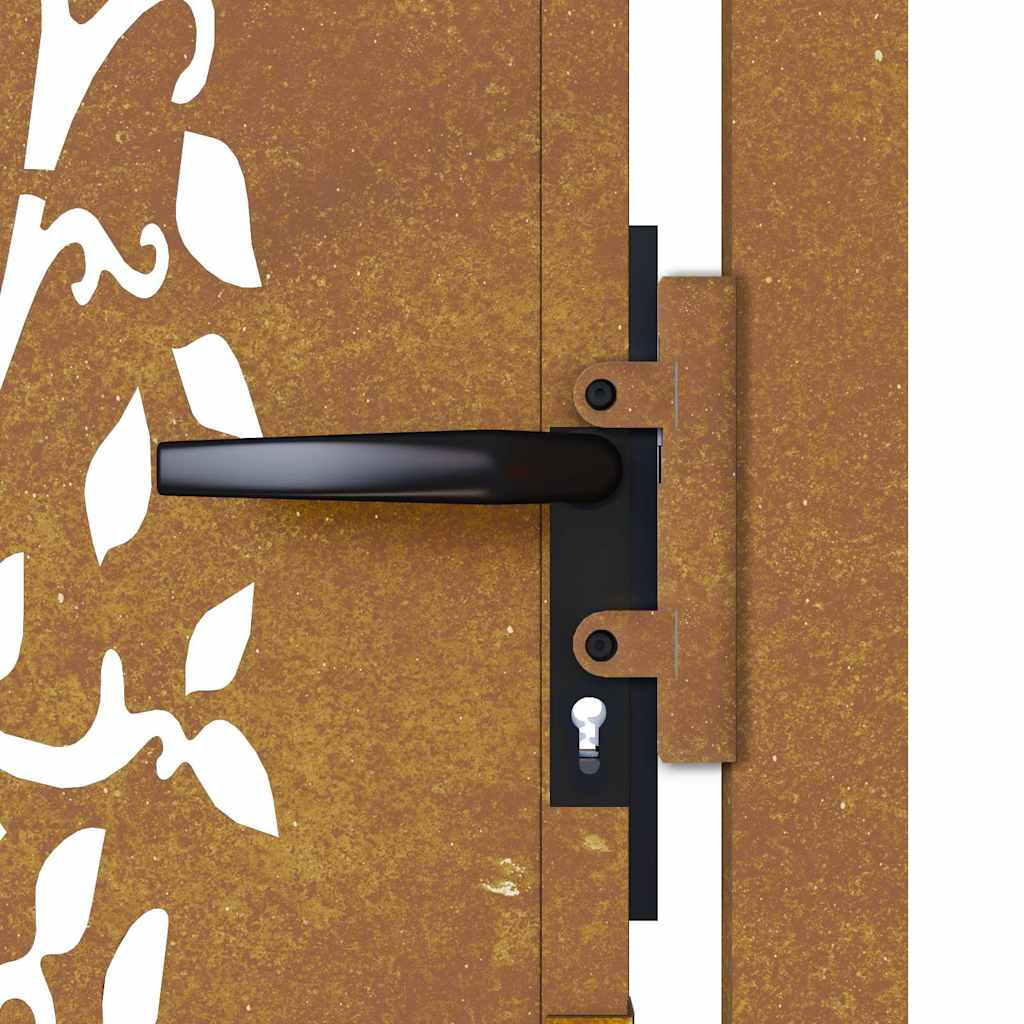 Garden Gate 100x100 cm Corten Steel Tree Design