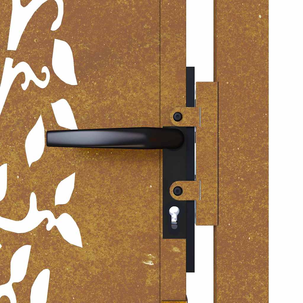 Garden Gate 100x125 cm Corten Steel Tree Design