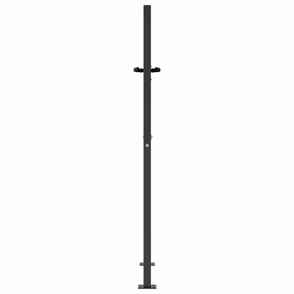 Garden Gate Anthracite 100x125 cm Steel Square Design