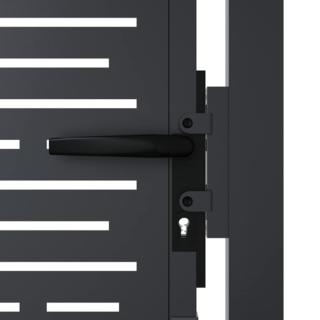 Garden Gate Anthracite 100x125 cm Steel Square Design