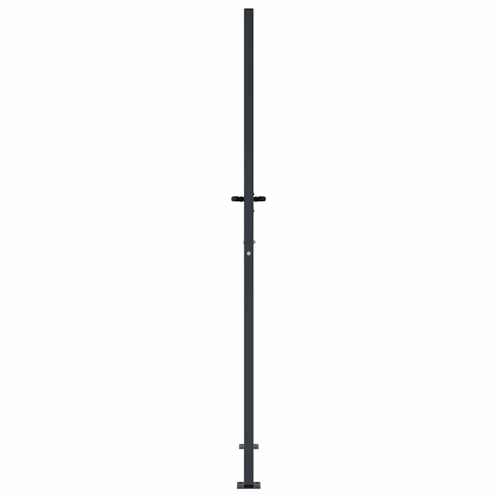 Garden Gate Anthracite 100x175 cm Steel Square Design