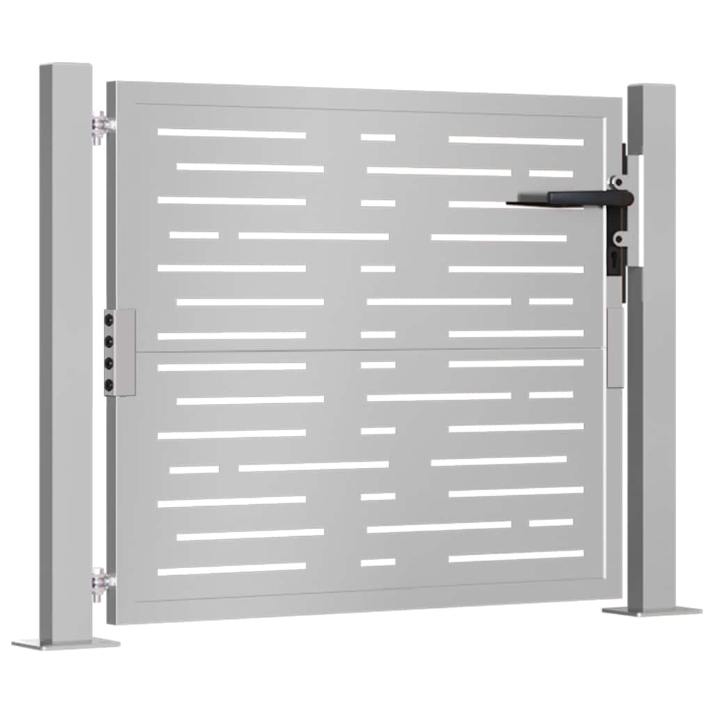 Garden Gate 100x75 cm Corten Steel Square Design