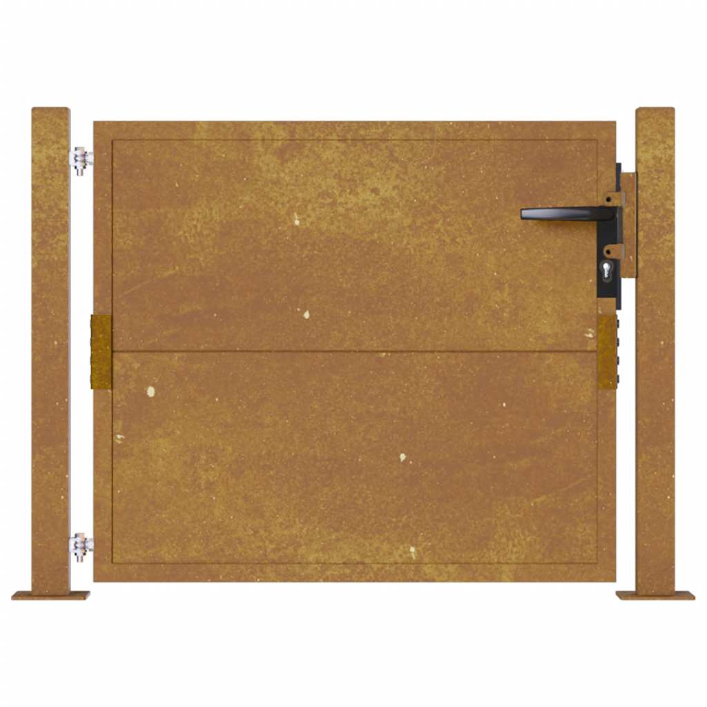 Garden Gate 100x75 cm Corten Steel