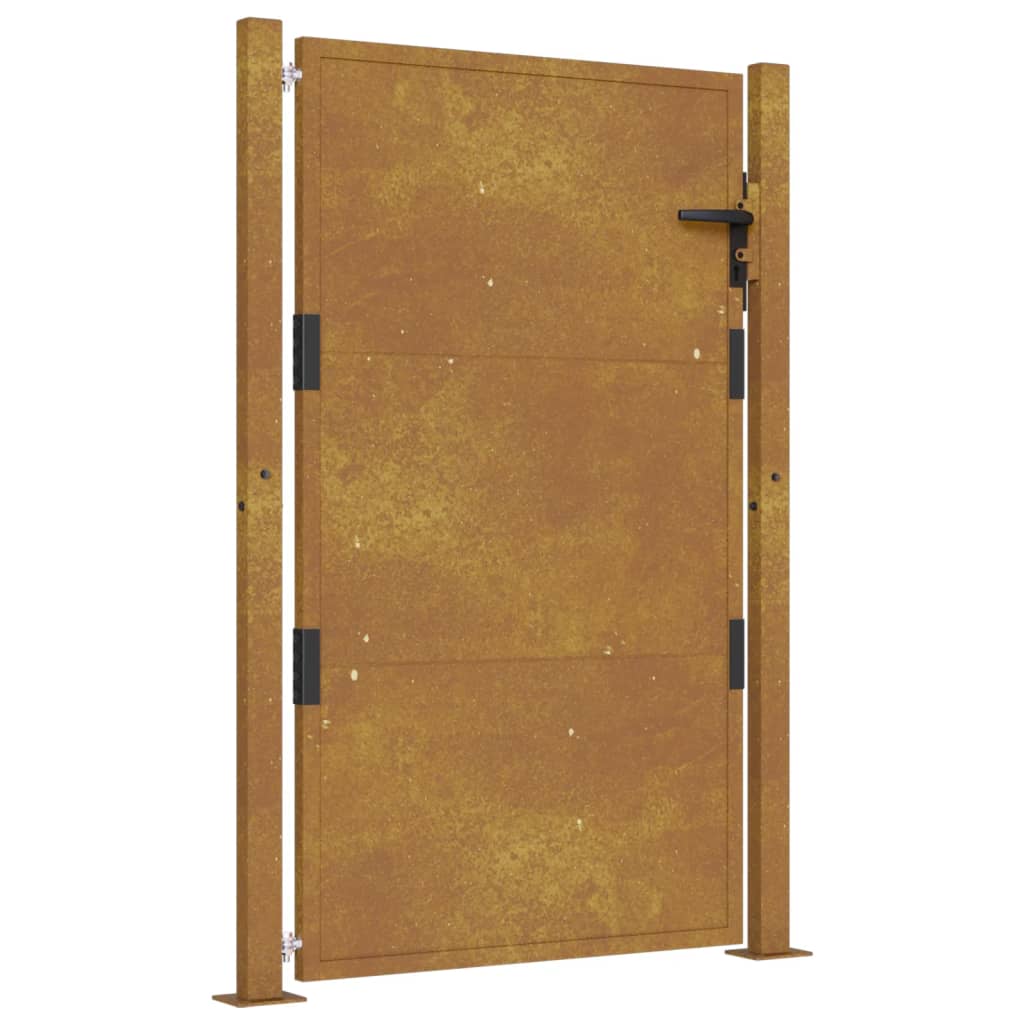 vidaXL Garden Gate 105x155 cm Corten Steel