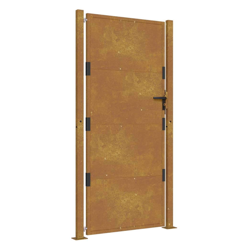 vidaXL Garden Gate 105x205 cm Corten Steel