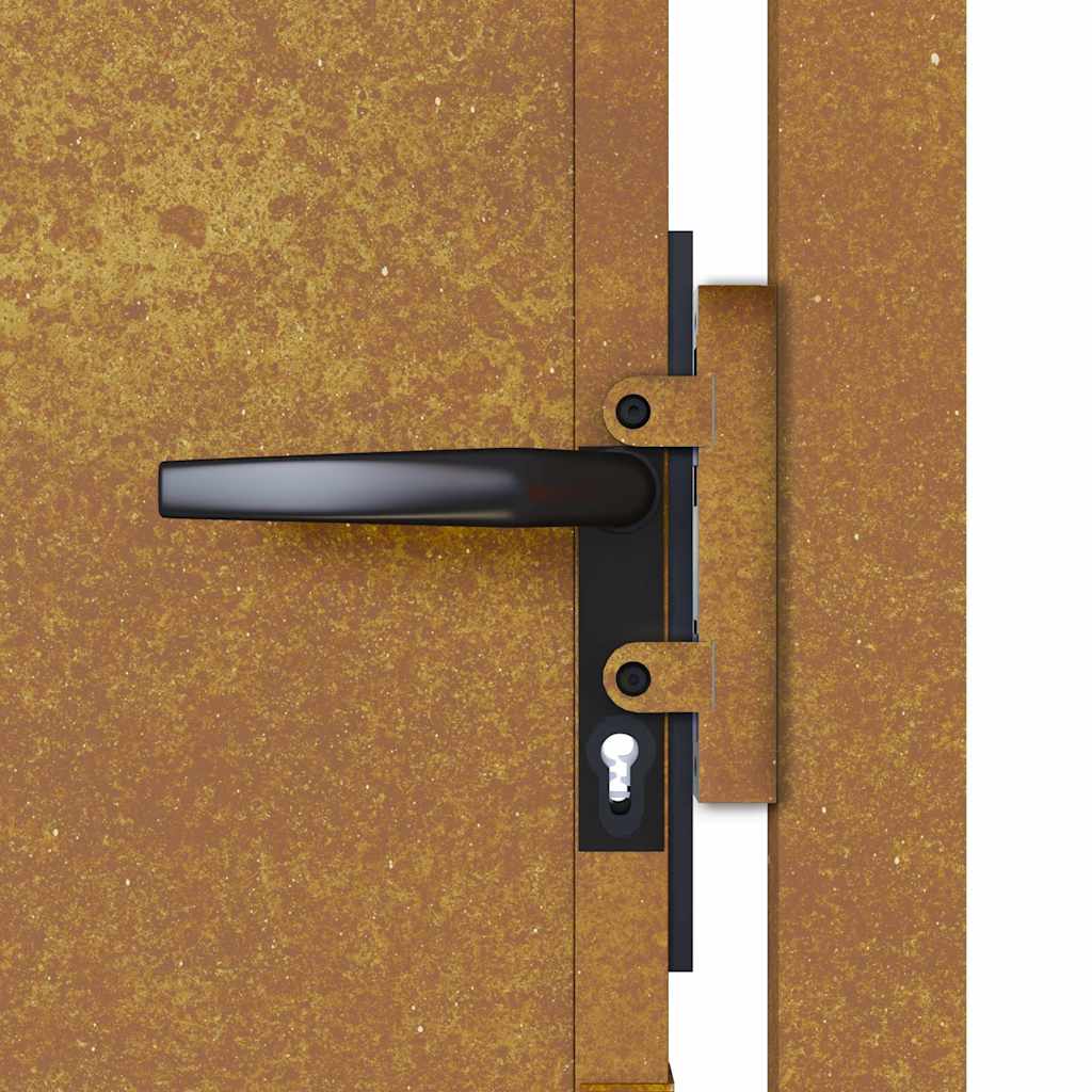 Garden Gate 100x200 cm Corten Steel