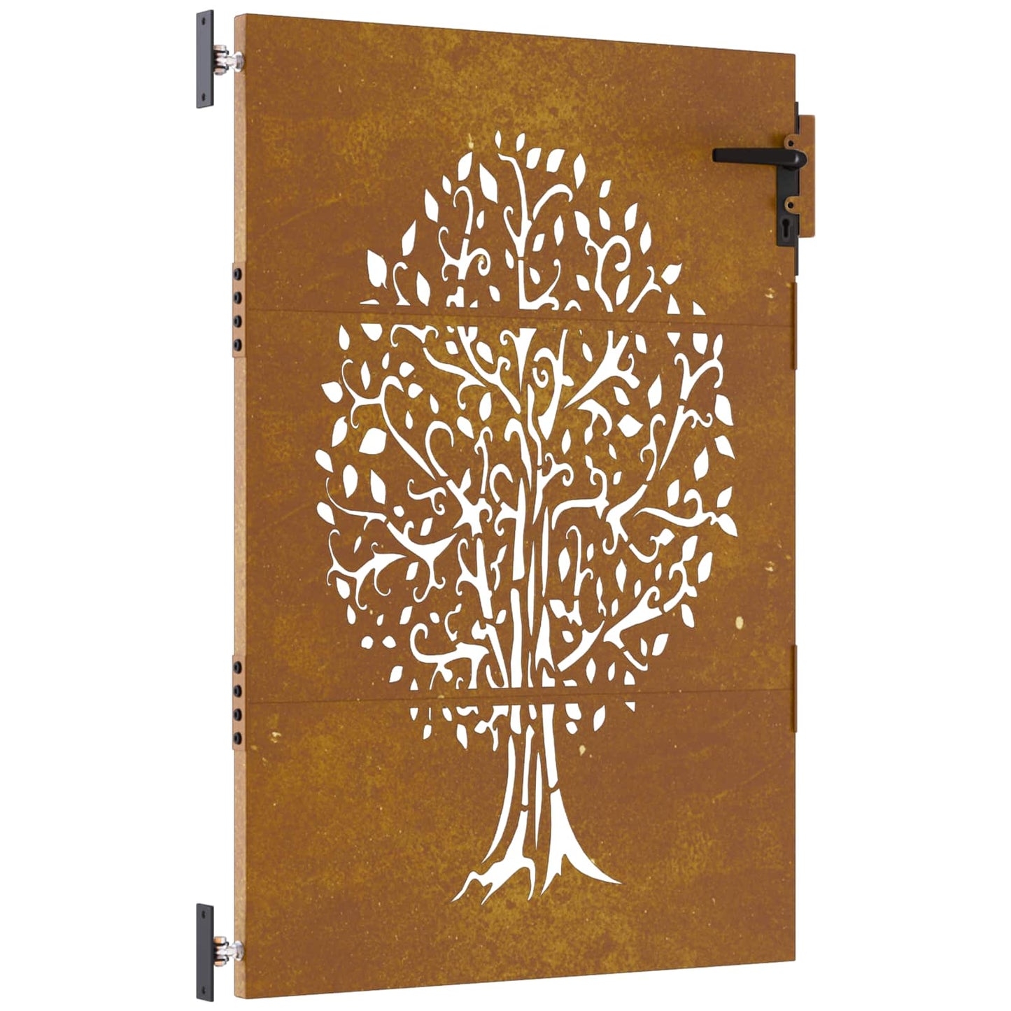 Garden Gate 85x150 cm Corten Steel Tree Design