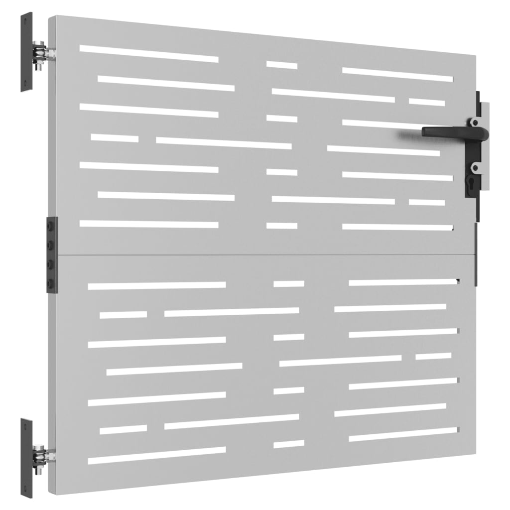 vidaXL Garden Gate 85x75 cm Corten Steel Square Design