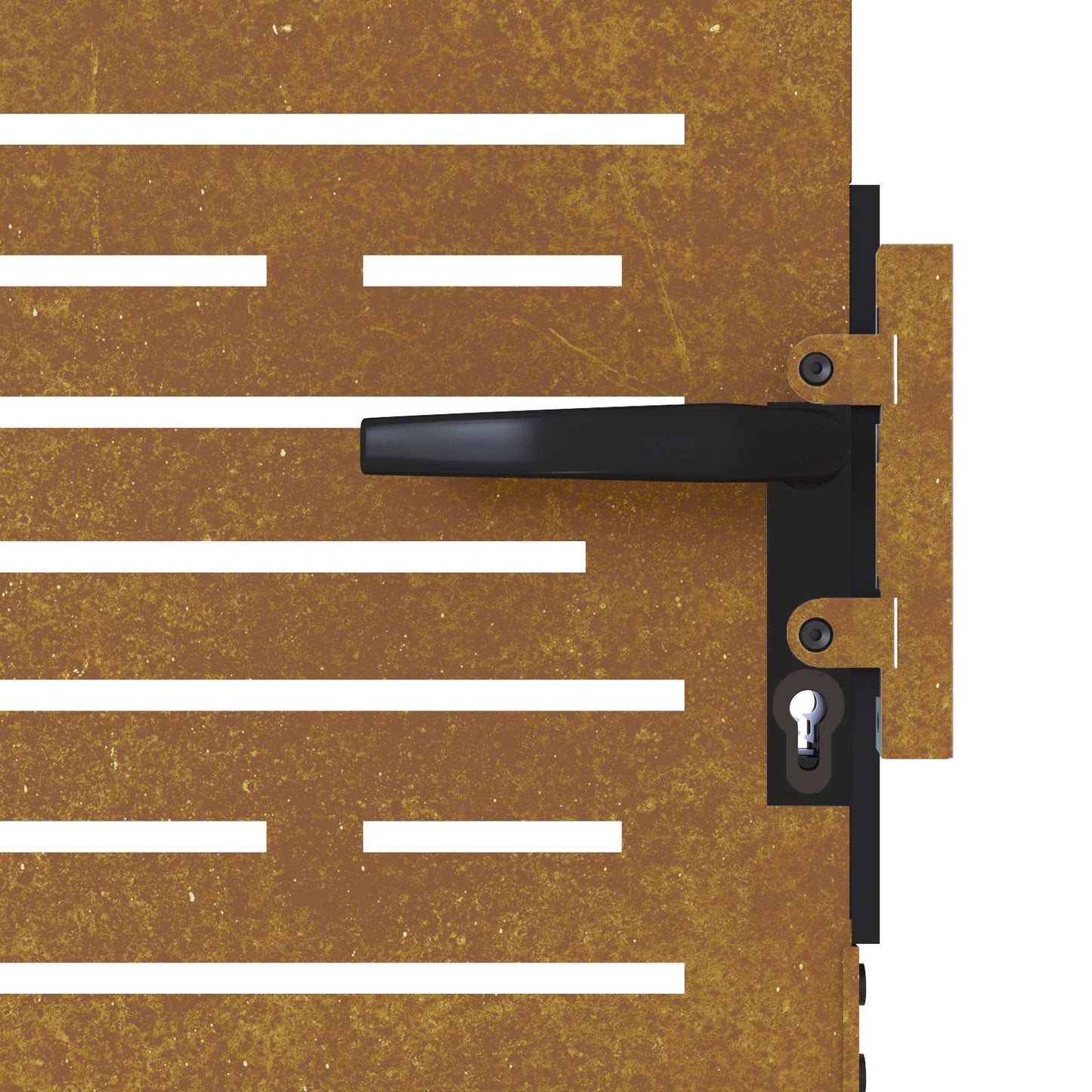 Garden Gate 85x150 cm Corten Steel Square Design