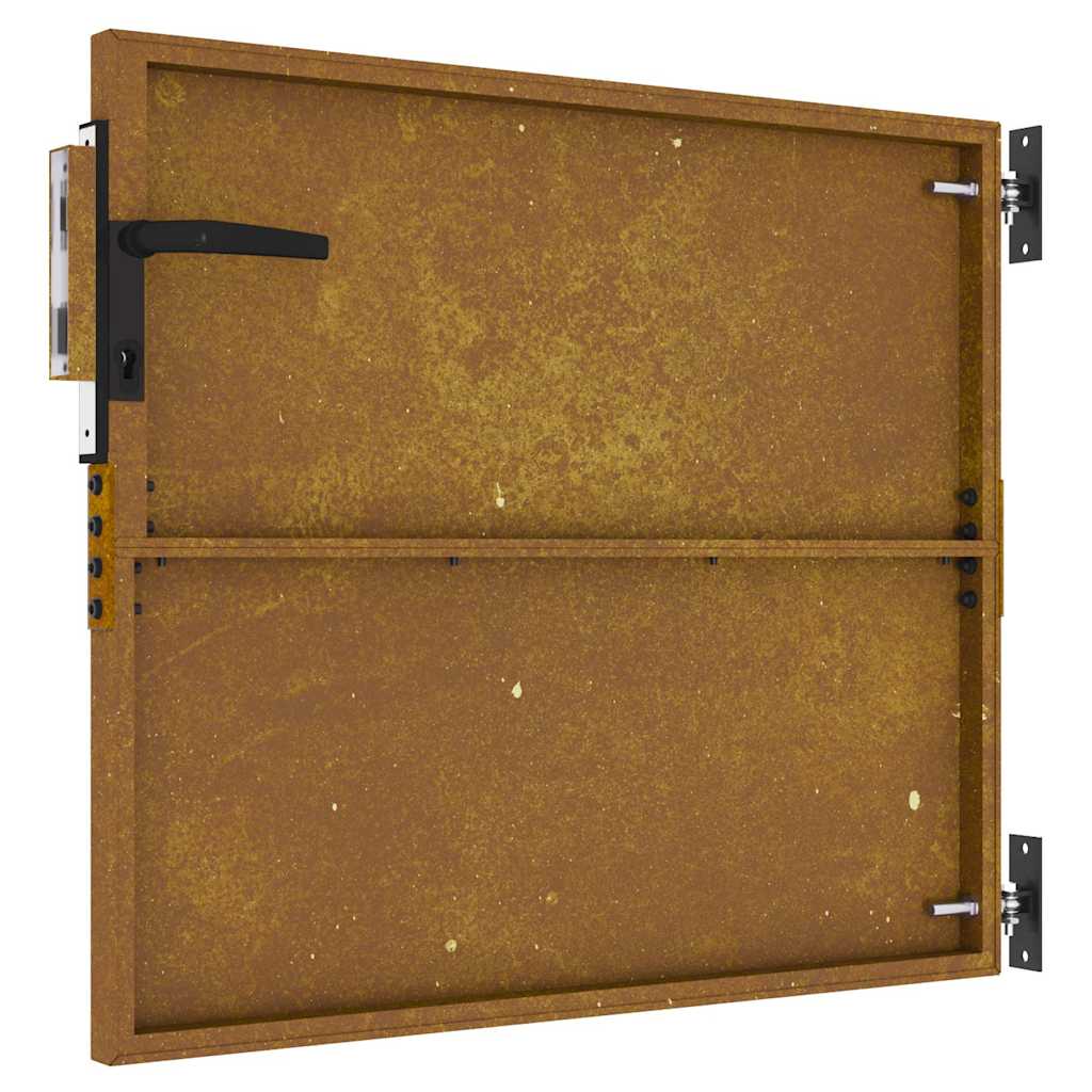 Garden Gate 85x75 cm Corten Steel