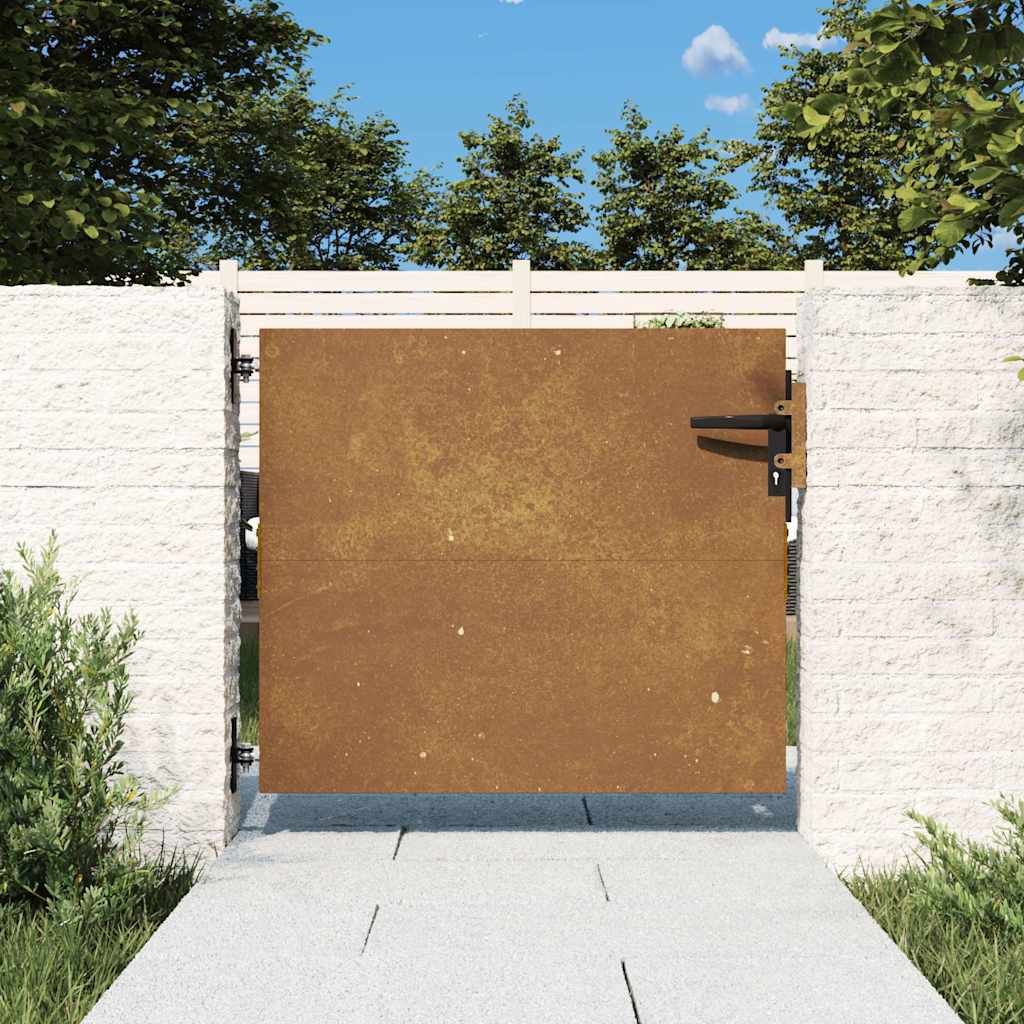 Garden Gate 85x75 cm Corten Steel