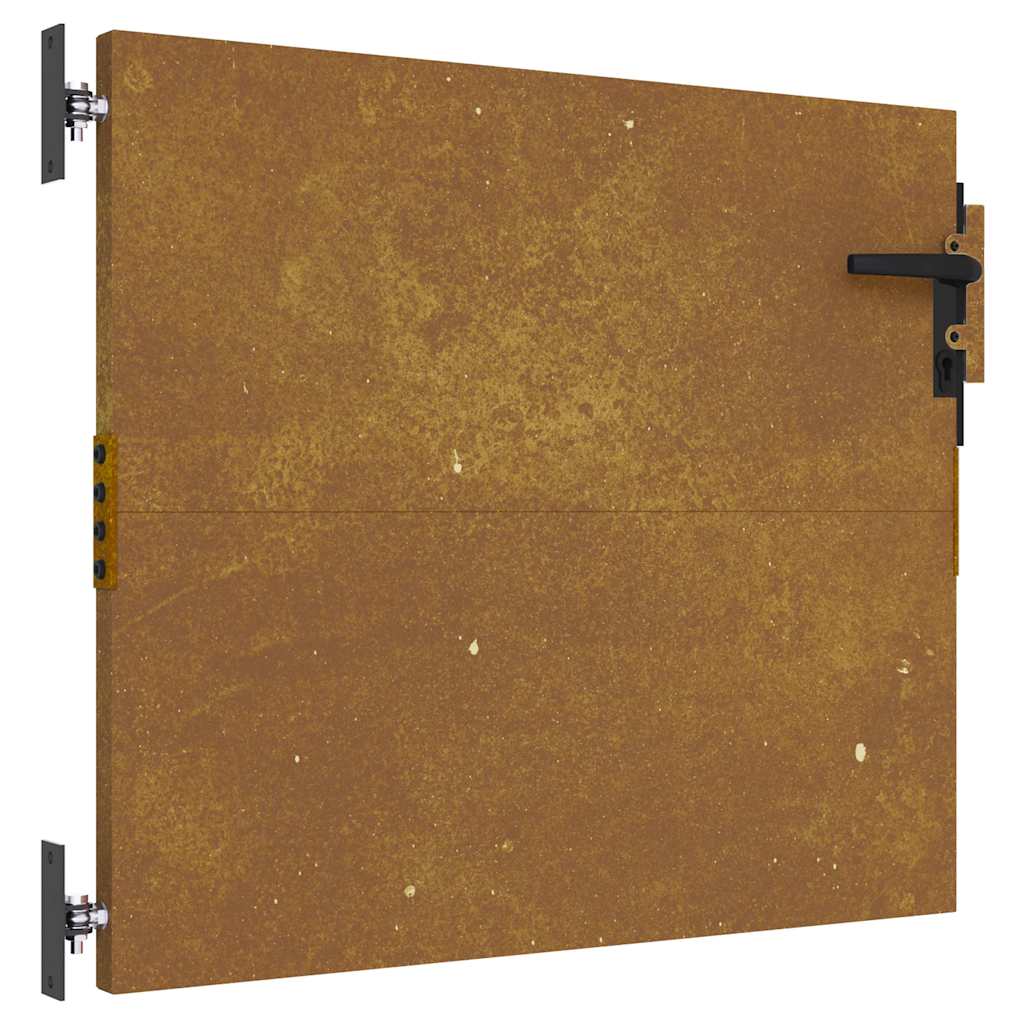Garden Gate 85x125 cm Corten Steel Square Design