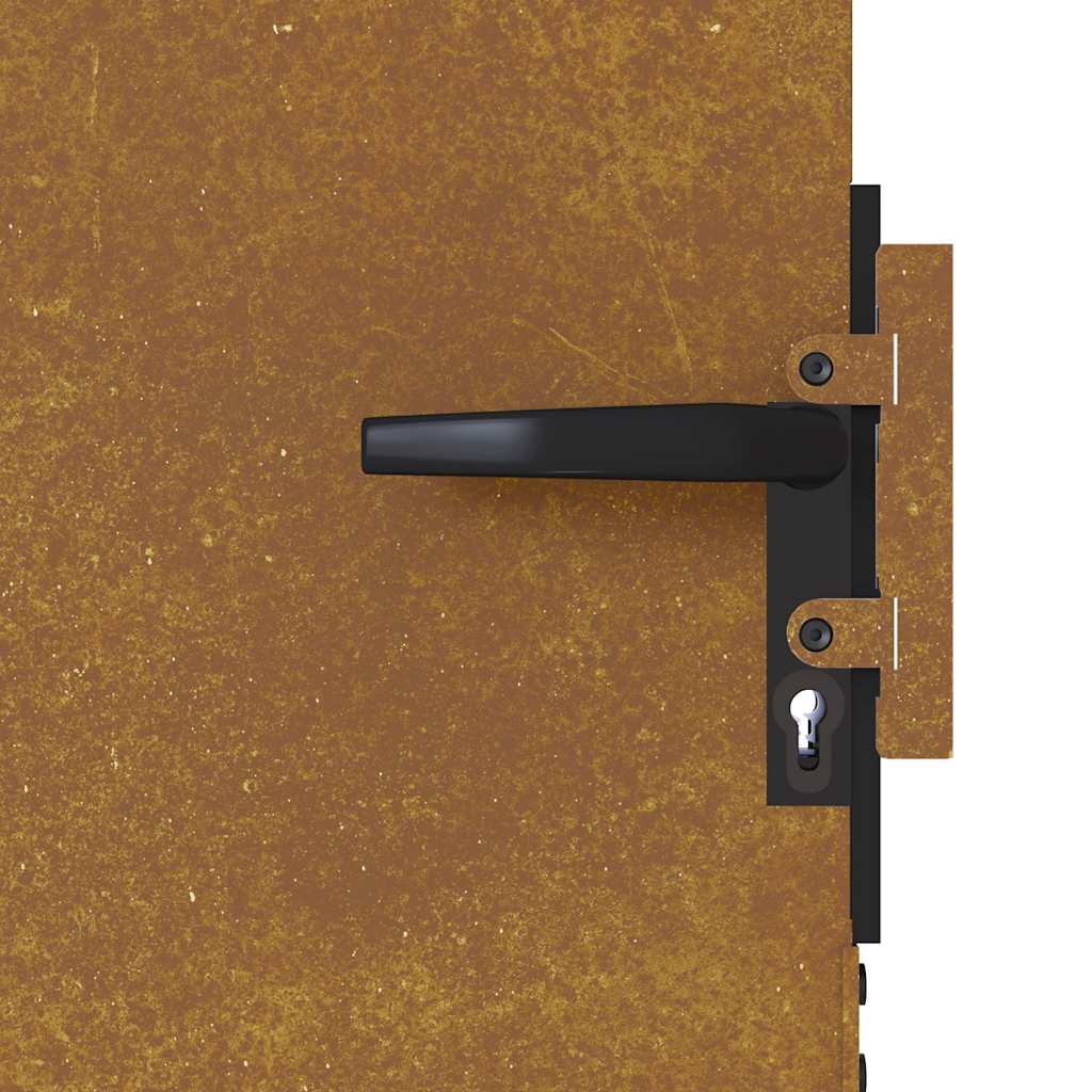 Garden Gate 85x125 cm Corten Steel