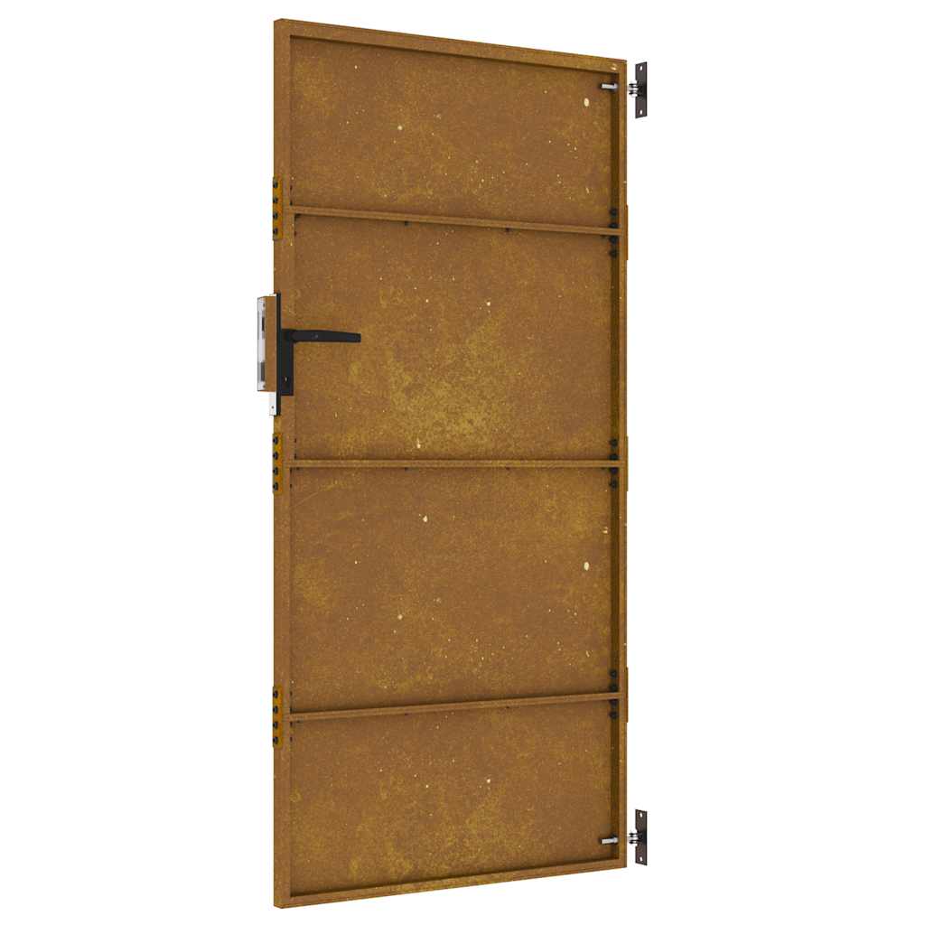 Garden Gate 85x200 cm Corten Steel