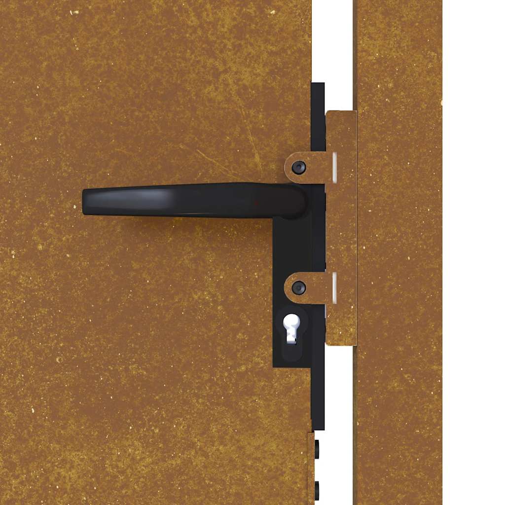 Garden Gate 100x125 cm Corten Steel