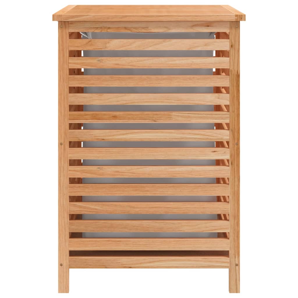 vidaXL Laundry Basket 45x45x65 cm Solid Wood Walnut