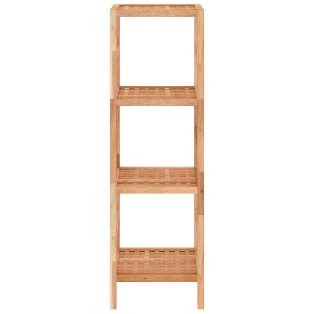 vidaXL Bathroom Shelf 35.5x35.5x112.5 cm Solid Wood Walnut