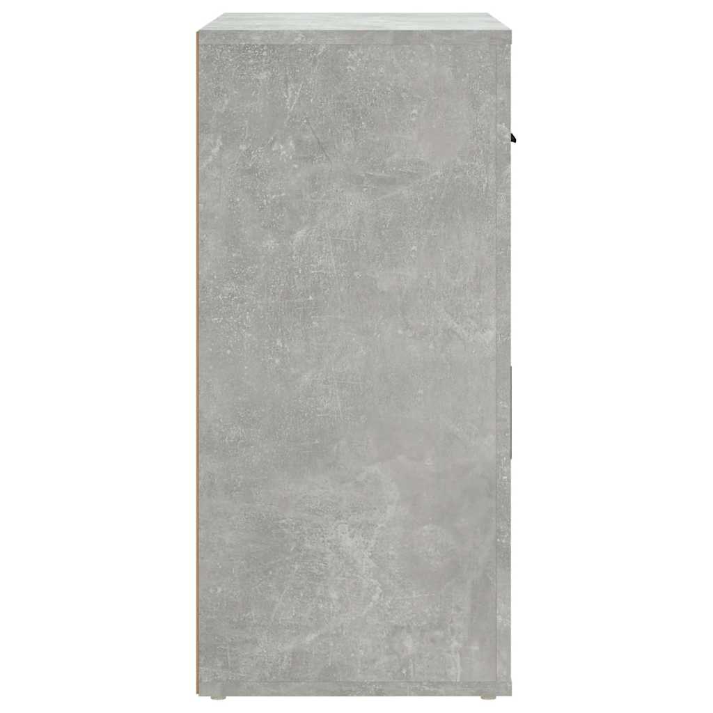 Sideboard Concrete Grey 80x33x70 cm Engineered Wood