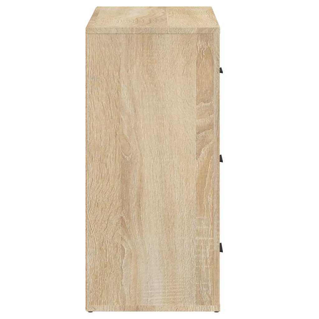 Sideboard Sonoma Oak 80x33x70 cm Engineered Wood
