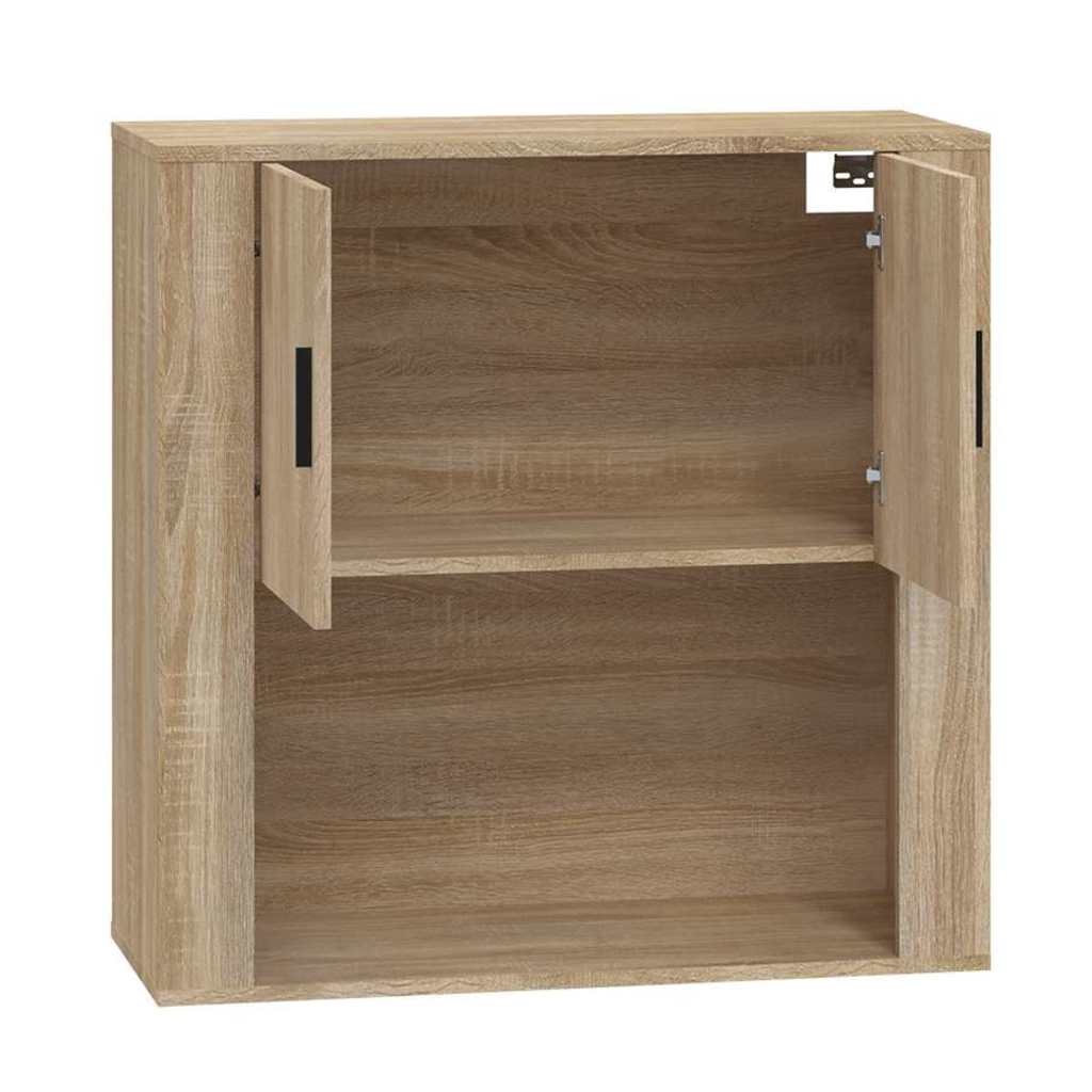 Wall Cabinet Sonoma Oak 80x33x80 cm Engineered Wood