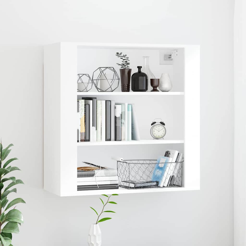 Wall Cabinet White 80x33x80 cm Engineered Wood