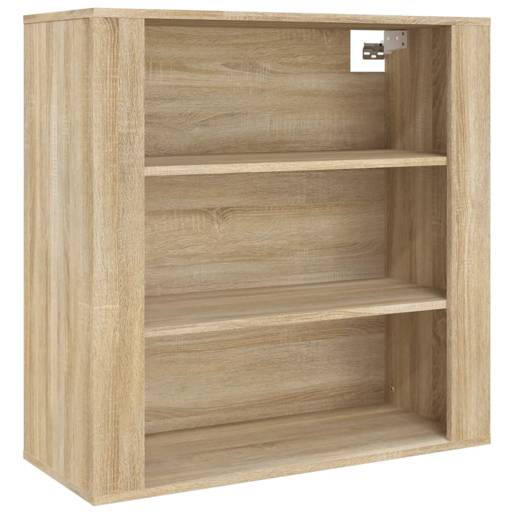 vidaXL Wall Cabinet Sonoma Oak 80x33x80 cm Engineered Wood