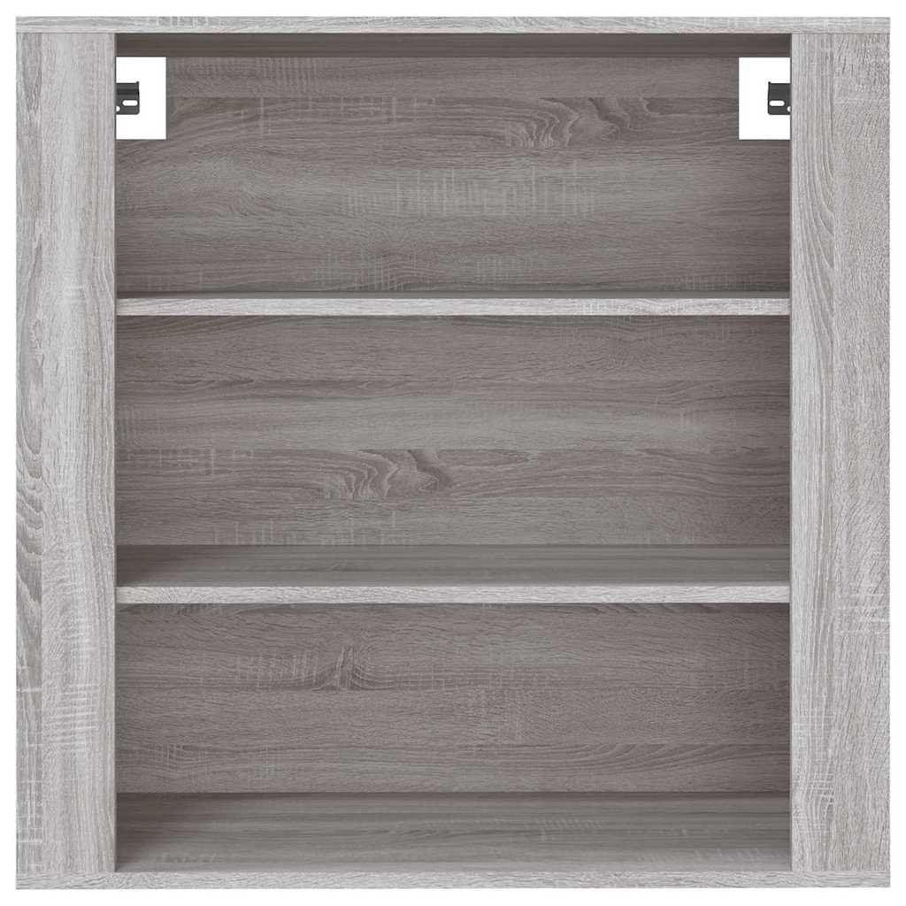 Wall Cabinet Grey Sonoma 80x33x80 cm Engineered Wood