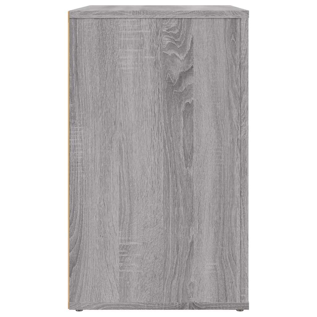 Bedside Cabinet Grey Sonoma 50x36x60 cm Engineered Wood