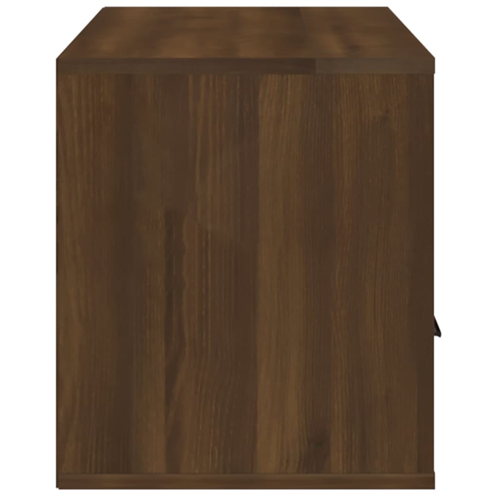 vidaXL TV Cabinet Brown Oak 100x35x40 cm Engineered Wood