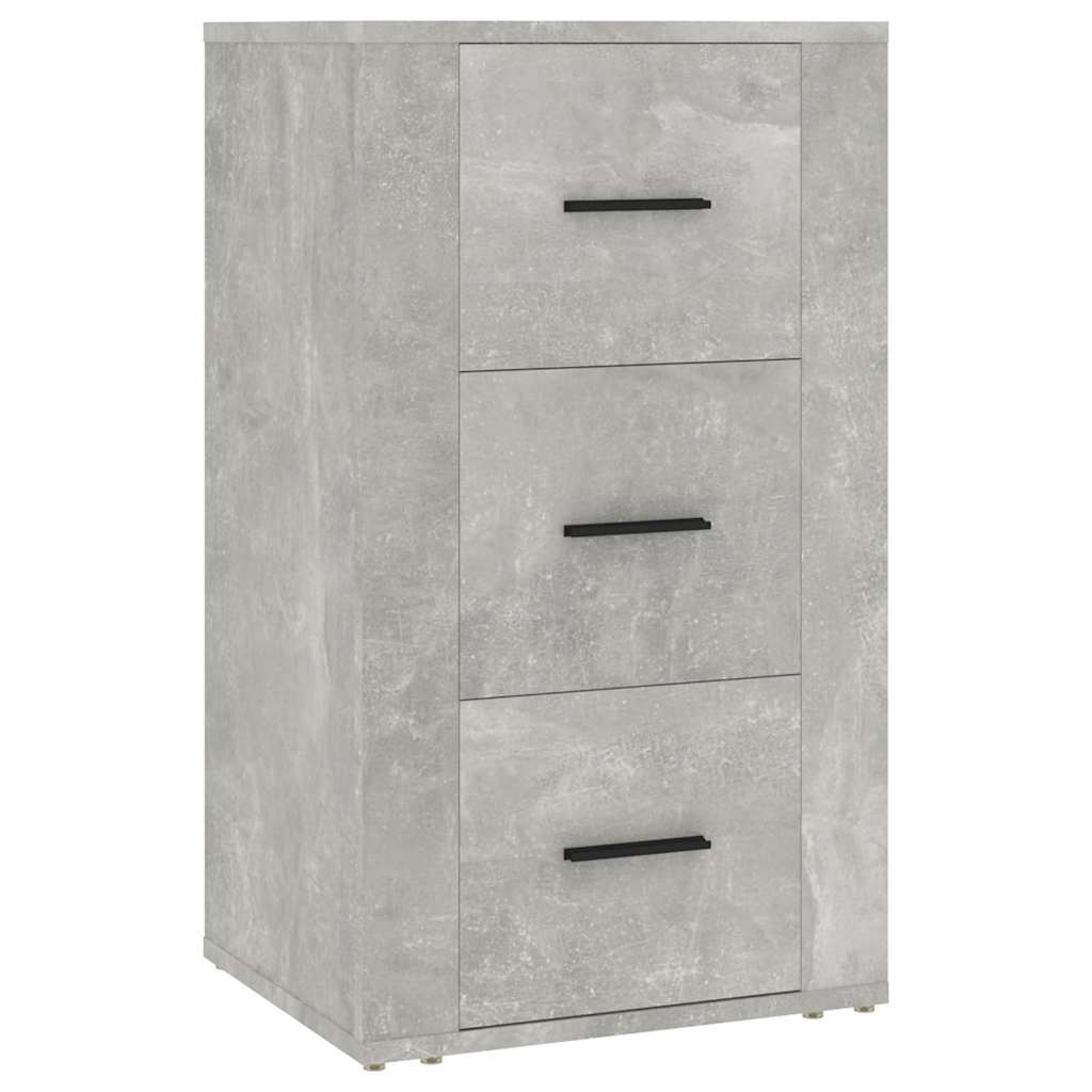 Sideboard Concrete Grey 40x33x70 cm Engineered Wood