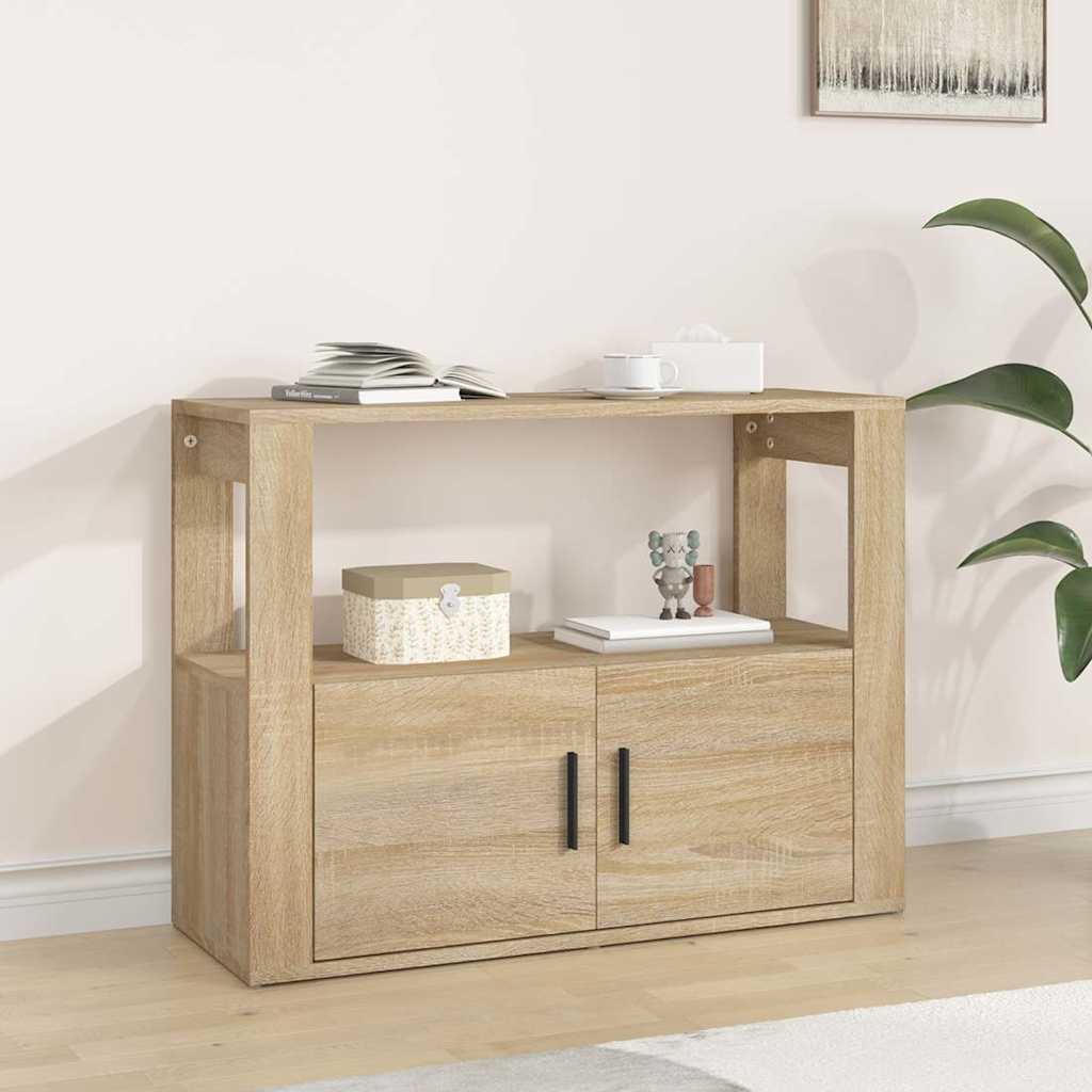 Sideboard Sonoma Oak 80x30x60 cm Engineered Wood