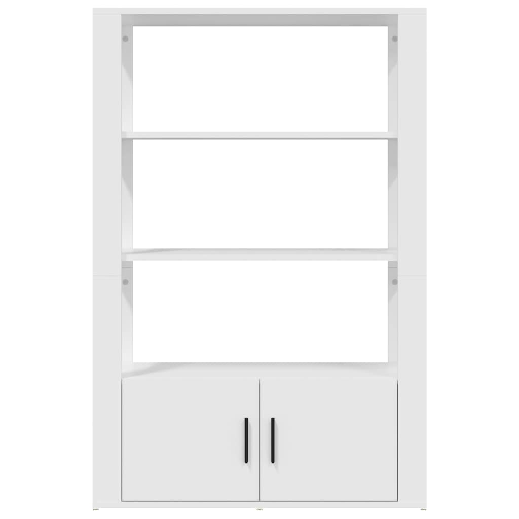 Sideboard White 80x30x119,5 cm Engineered Wood