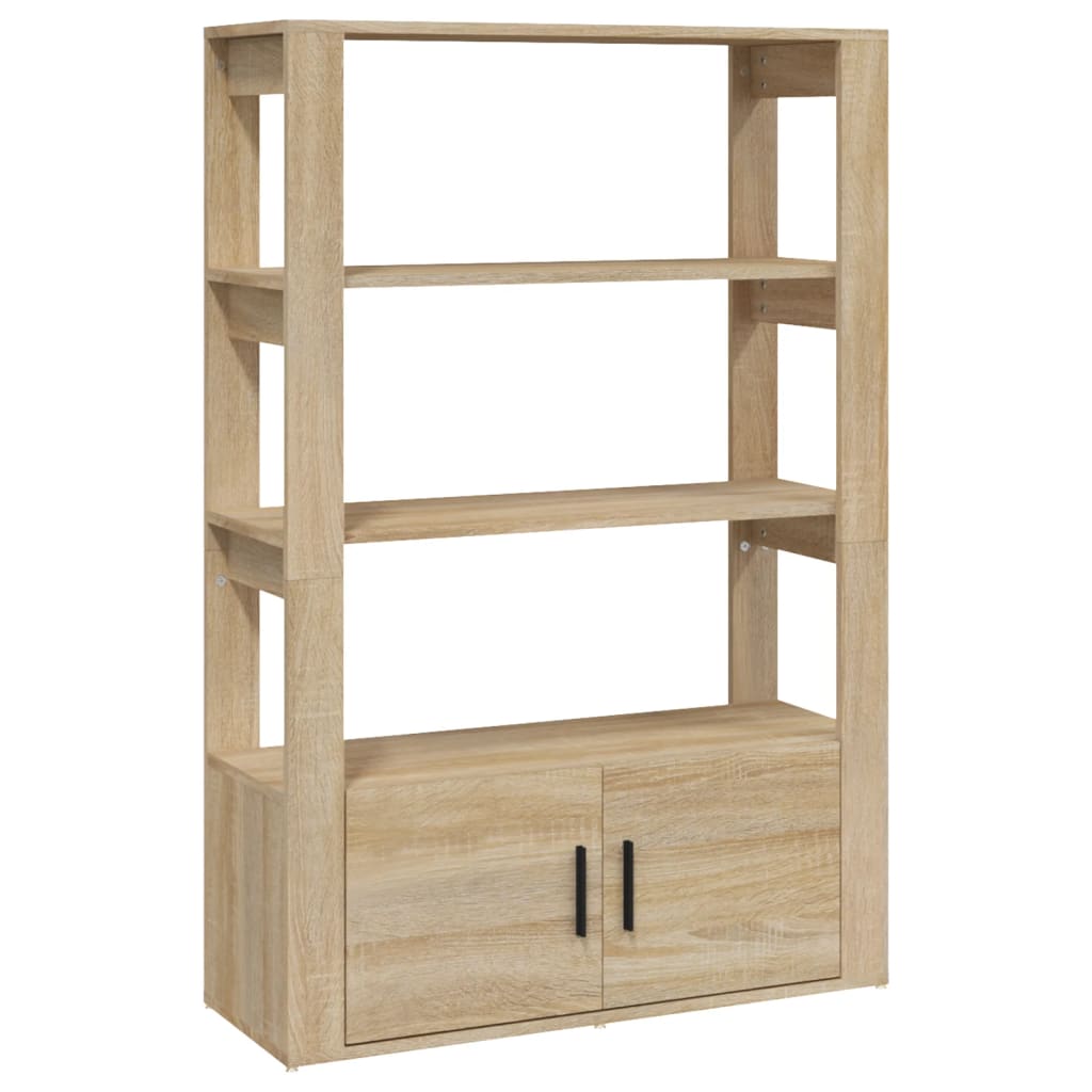 Sideboard Sonoma Oak 80x30x119.5 cm Engineered Wood