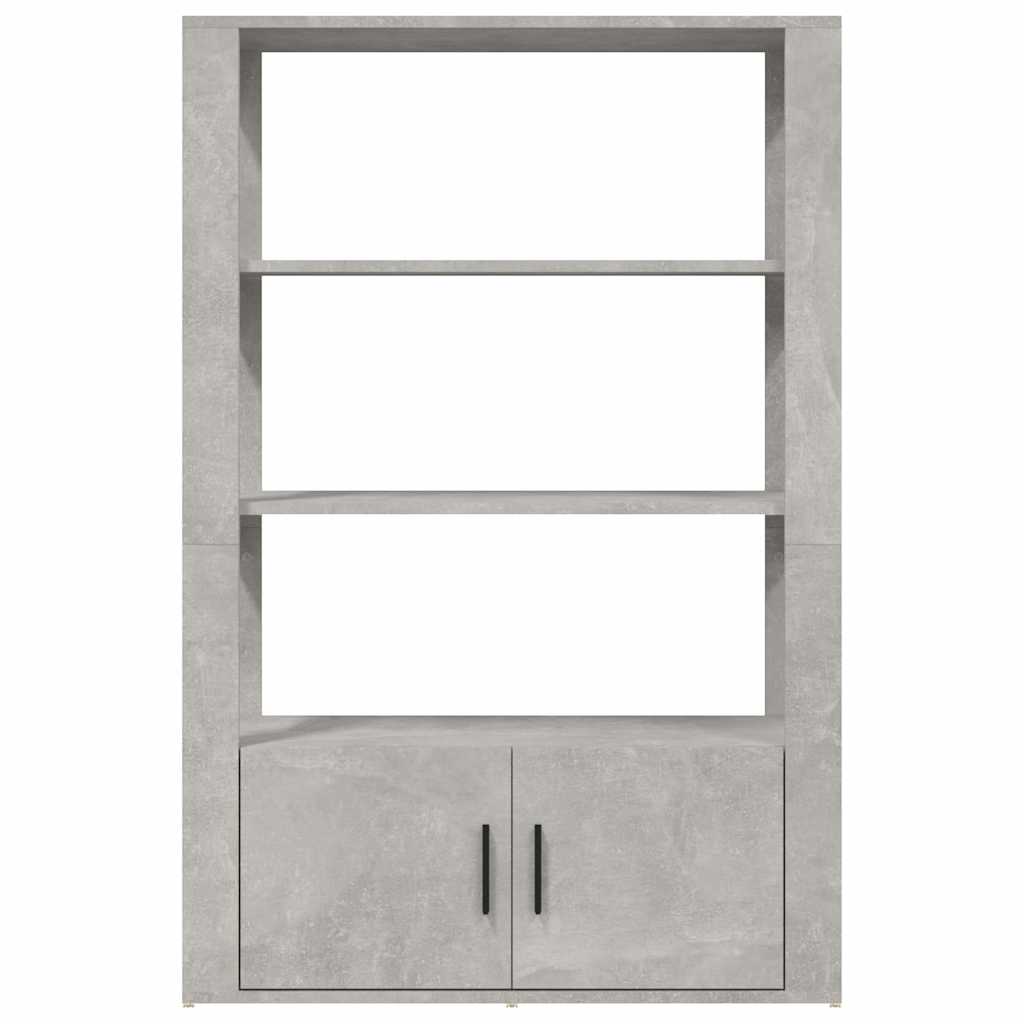 Sideboard Concrete Grey 80x30x119,5 cm Engineered Wood